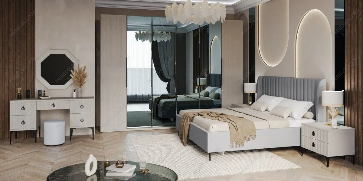 Туалетный столик Стелла светло серый камень | изображение 2