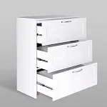 Комод Сириус, 3 ящика, 78х41х94 см, белый | изображение 10