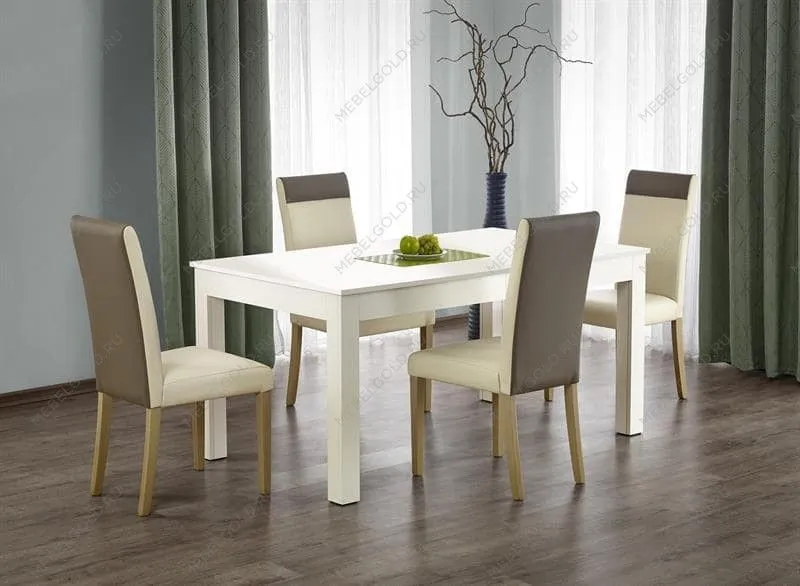 Стол обеденный Halmar SEWERYN 160/300 раскладной (белый) | изображение 5