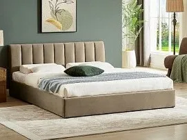 Кровать Signal MONTREAL Velvet Bluvel 28 (бежевый) 140/200