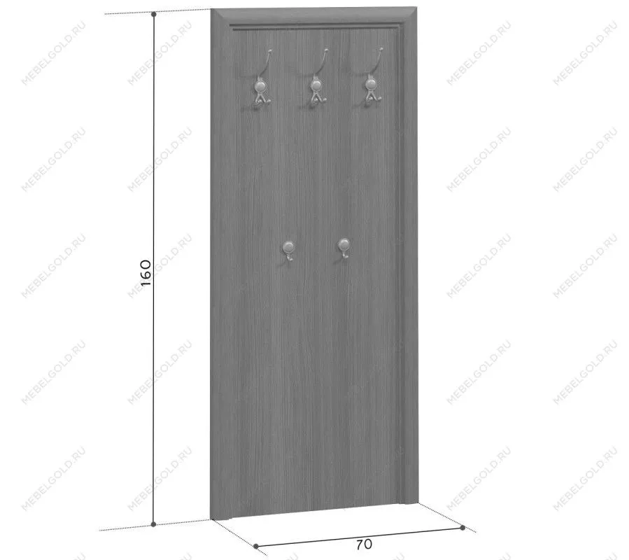 Вешалка Коен WIE/70 Венге/Штрокс | изображение 3