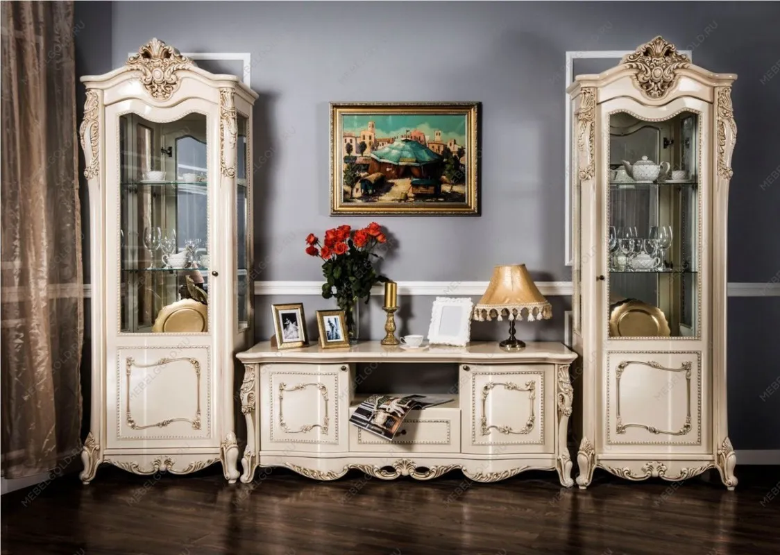 Гостиная Джоконда крем глянец