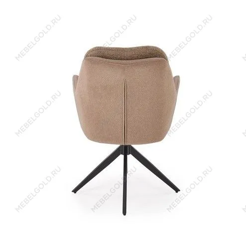 Стул кухонный Halmar K591 поворотный (коричневый/черный) | изображение 4