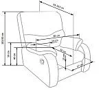 Кресло раскладное Halmar JEFF (черный) | изображение 1