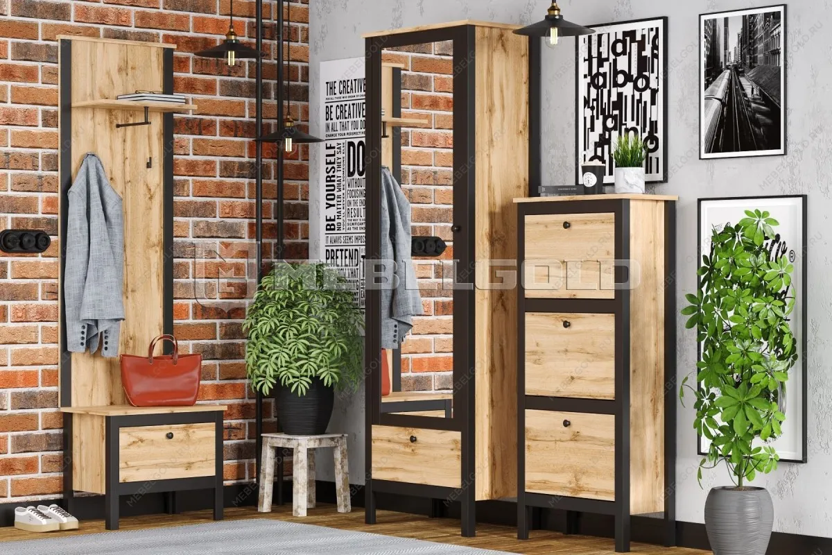 Тумба для обуви Лофт KOM1K/55 | изображение 4