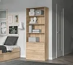 БРИМНЭС / СИРИУС Стеллаж ИКЕА / IKEA 2 ящика 78х190 сонома | изображение 3