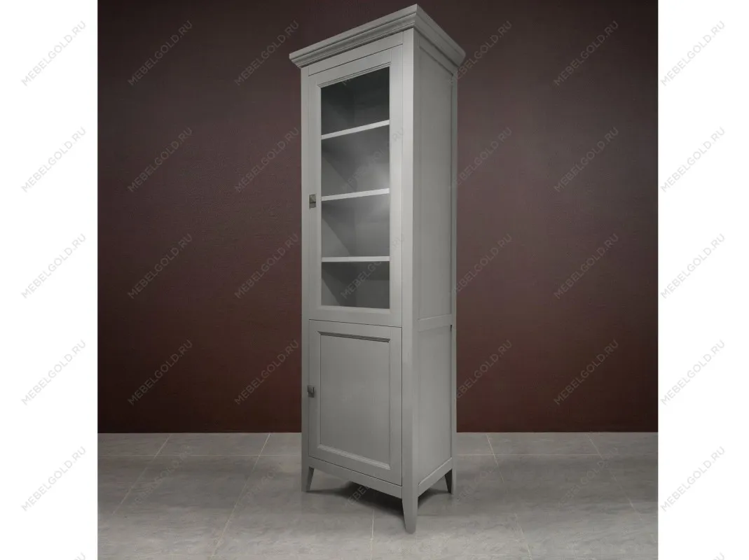 Библиотека 1 дверная правая Manhattan (Серый) | изображение 1