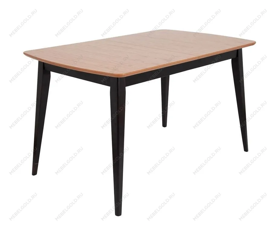 Стол Одиссей-1 (столешница Дуб натуральный/шпон дуб/подстолье и ноги Венге)