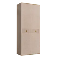 Шкаф 2-х дверный Римини СОЛО (Латте/Золото) РМШ2/2(s)