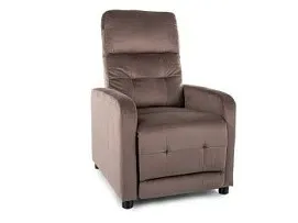 Кресло Signal OTUS Velvet Bluvel 38 раскладное (капучино)