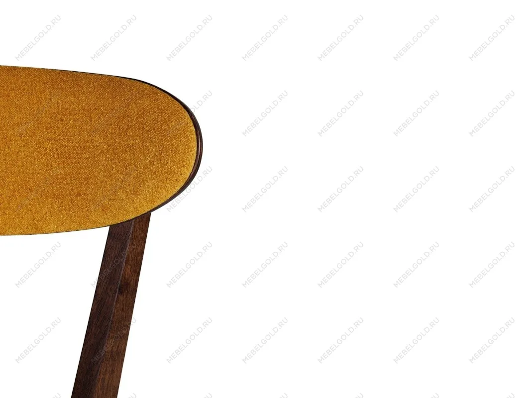 Стул RONDO мягкая спинка (Кофе глейс - 49 Букле Желтый) | изображение 3