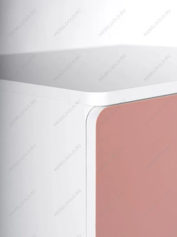 Шкаф Пикси распашной, с двумя дверьми и полкой 60x57x60, мечтательный пион | изображение 3