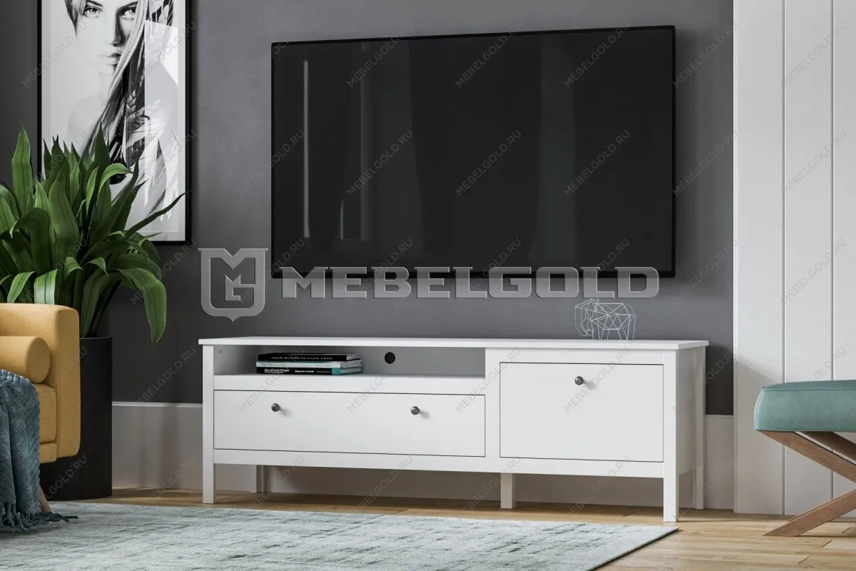 м. Марьина Роща - Тумба Ева (Хельга) RTV1D1S белый | изображение 2