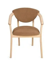 Кресло венское Виенна (беленый дуб/коричневый М08)