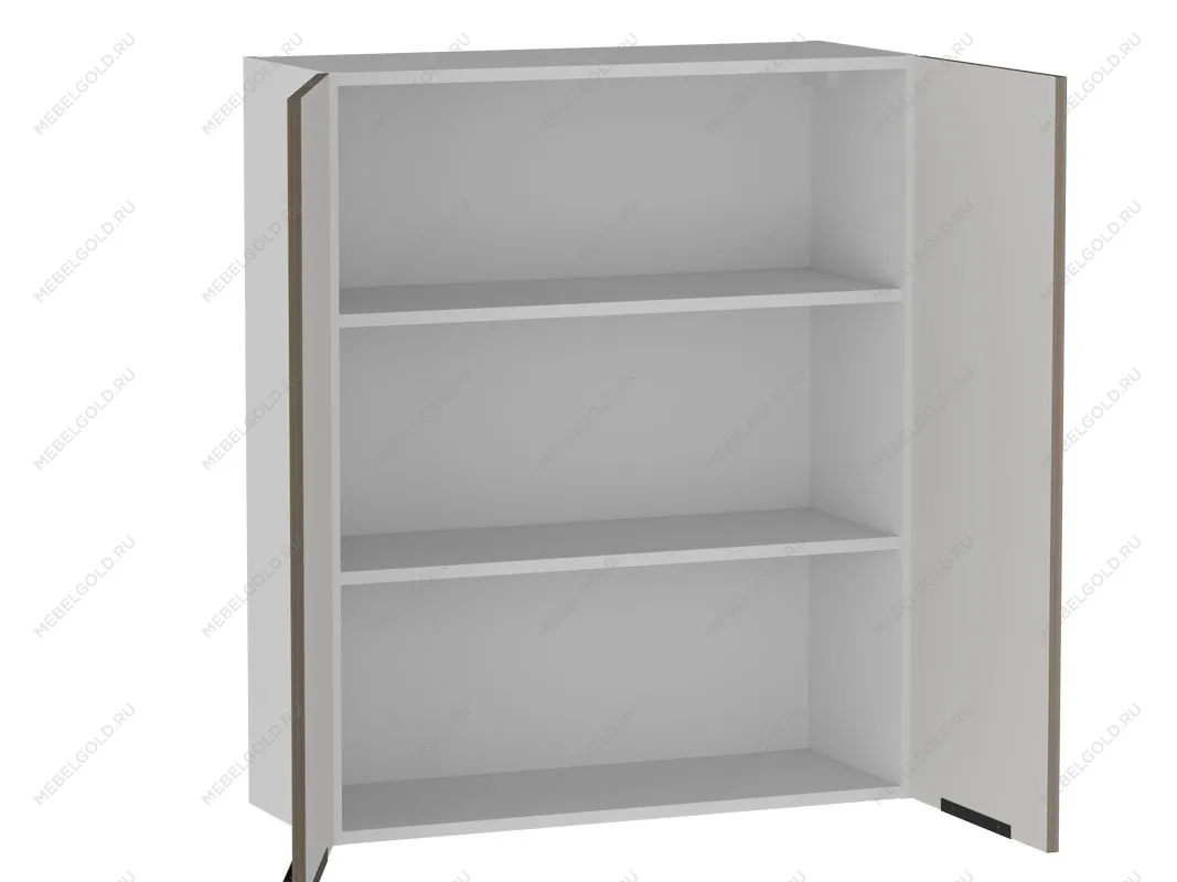 Шкаф 960 2-х дверный ШГ-80, Ватель (800*316*960) Дуб рейка темный, 23563 | изображение 1