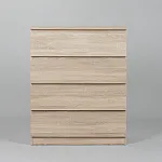 МАЛЬТА комод ИКЕА / IKEA 4 ящика 80х99 сонома | изображение 2