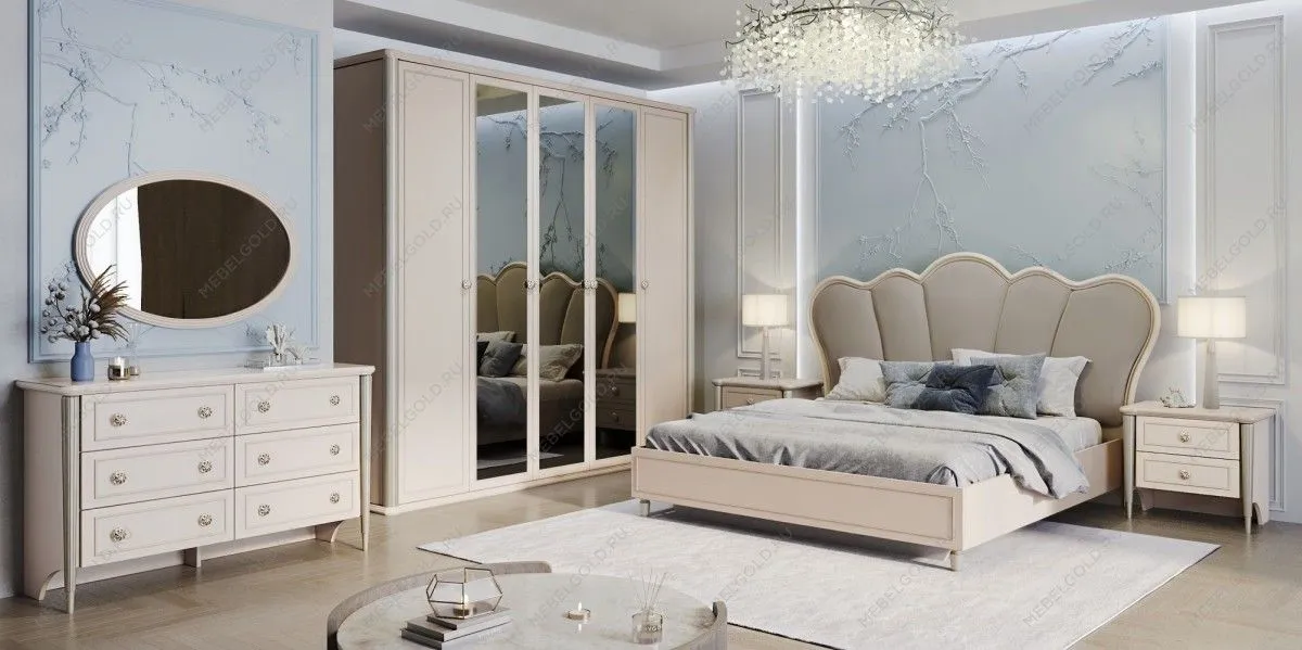 Комод Диана 6 ящиков бежевый | изображение 5