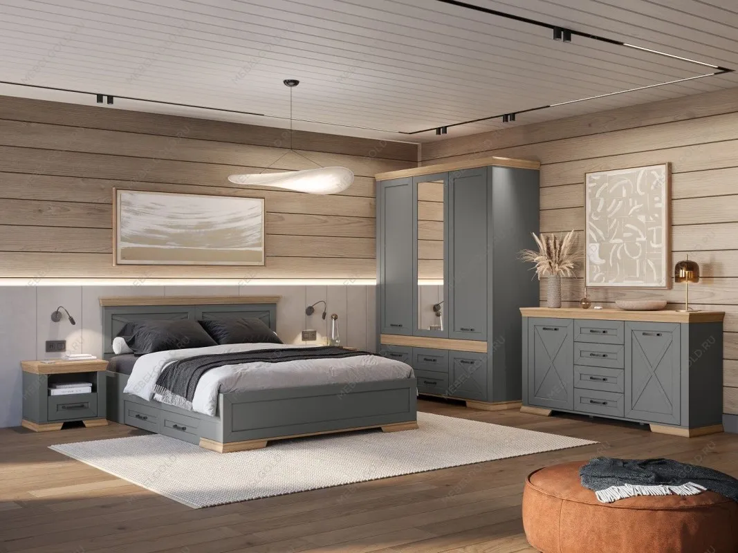 Спальня Марсель (Дымчатый алмаз)