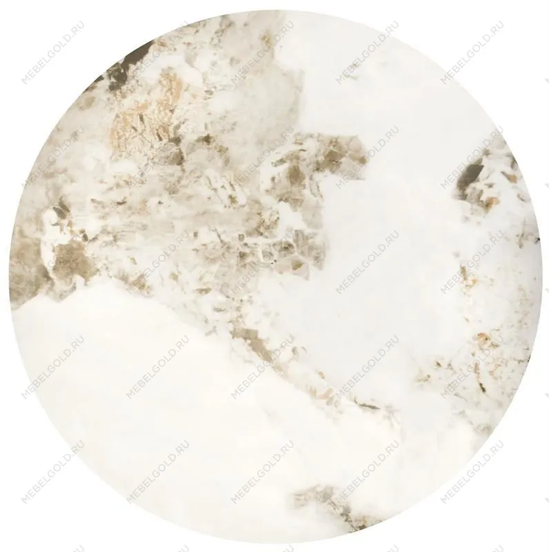 Стол журнальный Halmar ALESSIA (бежевый мрамор/черный) | изображение 4