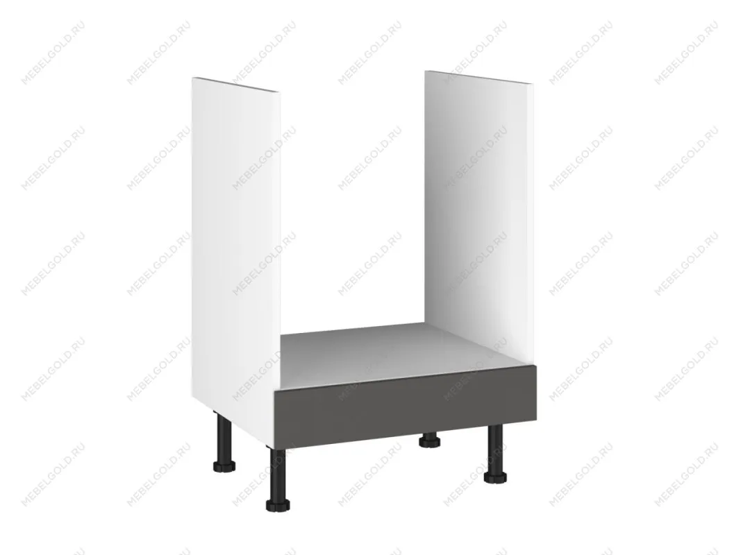 Стол под духовой шкаф СД-60, Виста (600*523*870) Экокожа Серый, 26609