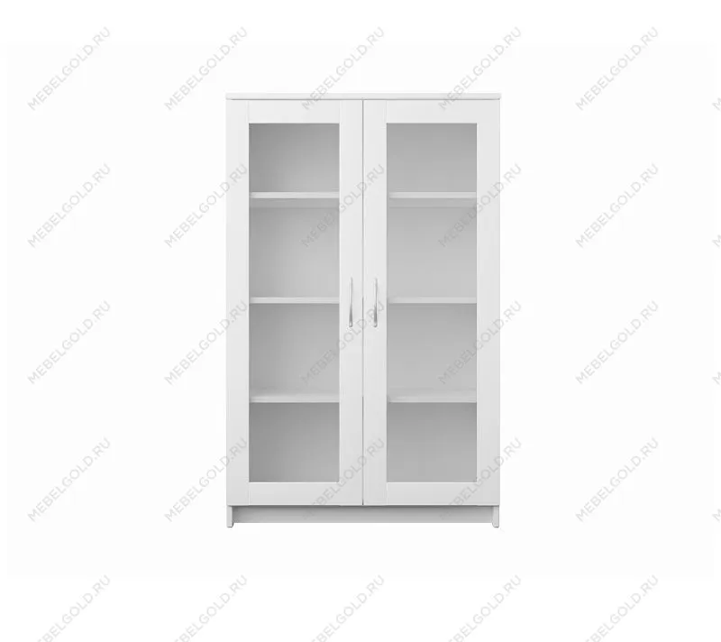 БРИМНЭС / СИРИУС тумба ИКЕА / IKEA 2 двери со стеклом 78х123 белая | изображение 1