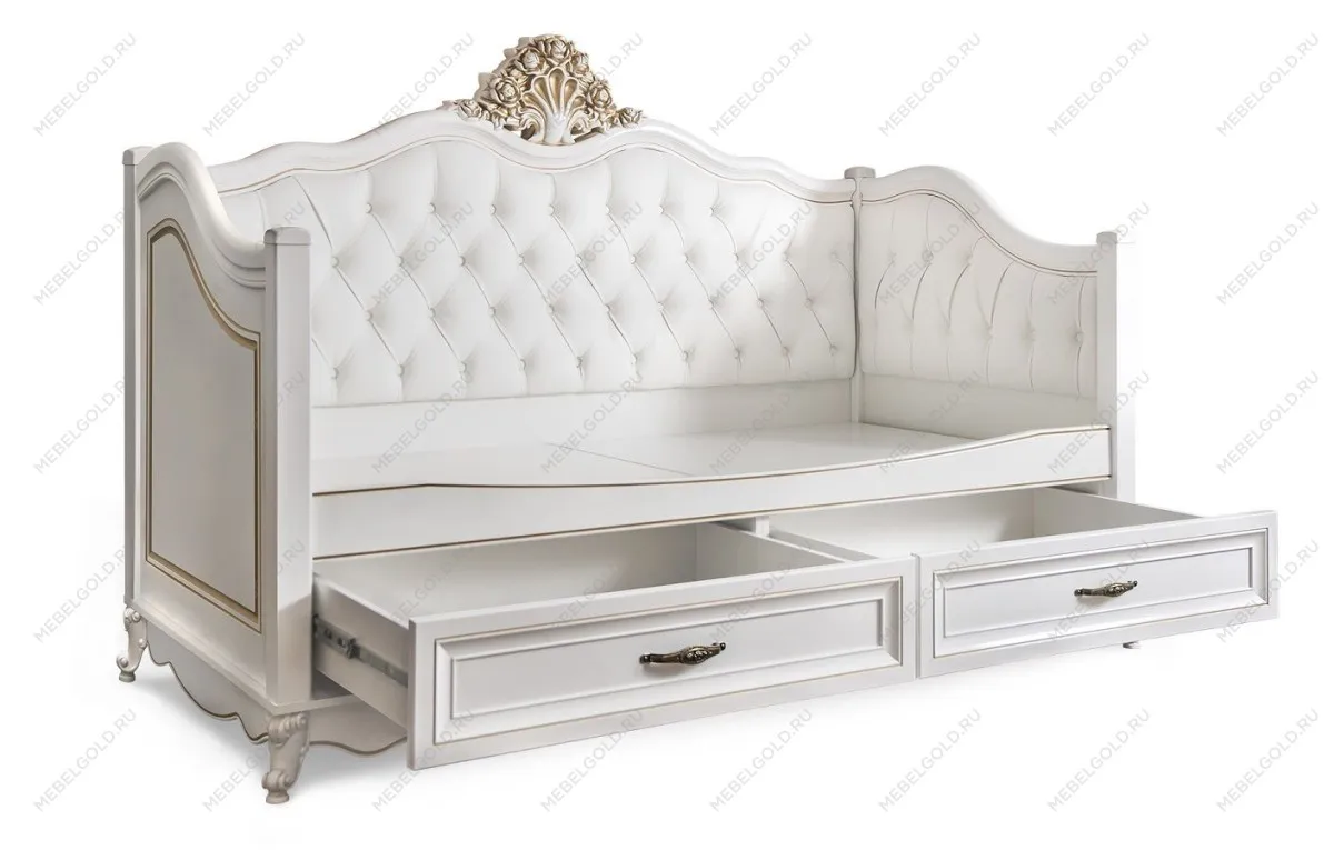 Диван кровать Натали белый глянец | изображение 1