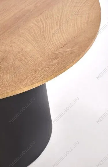 Комплект Halmar MALOMI (2 стола журнальных) (натуральный/черный) | изображение 2