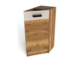 Стол торцевой СТ-30 правый, Адель (300*550*820) Дуб галифакс Табак, 20113