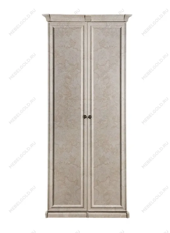 Шкаф Афина 2-дверный без зеркал крем корень | изображение 1