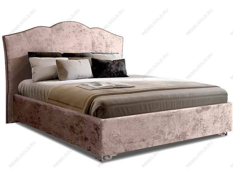 Кровать Лотос 1,6 м, с подъемным механизмом (Розовая дымка) Sweet Dreams ЛСКР-1[3]