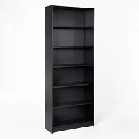 МАЛЬМ / VARMA Стеллаж ИКЕА / IKEA 80, 80x200x28, шпон, черный