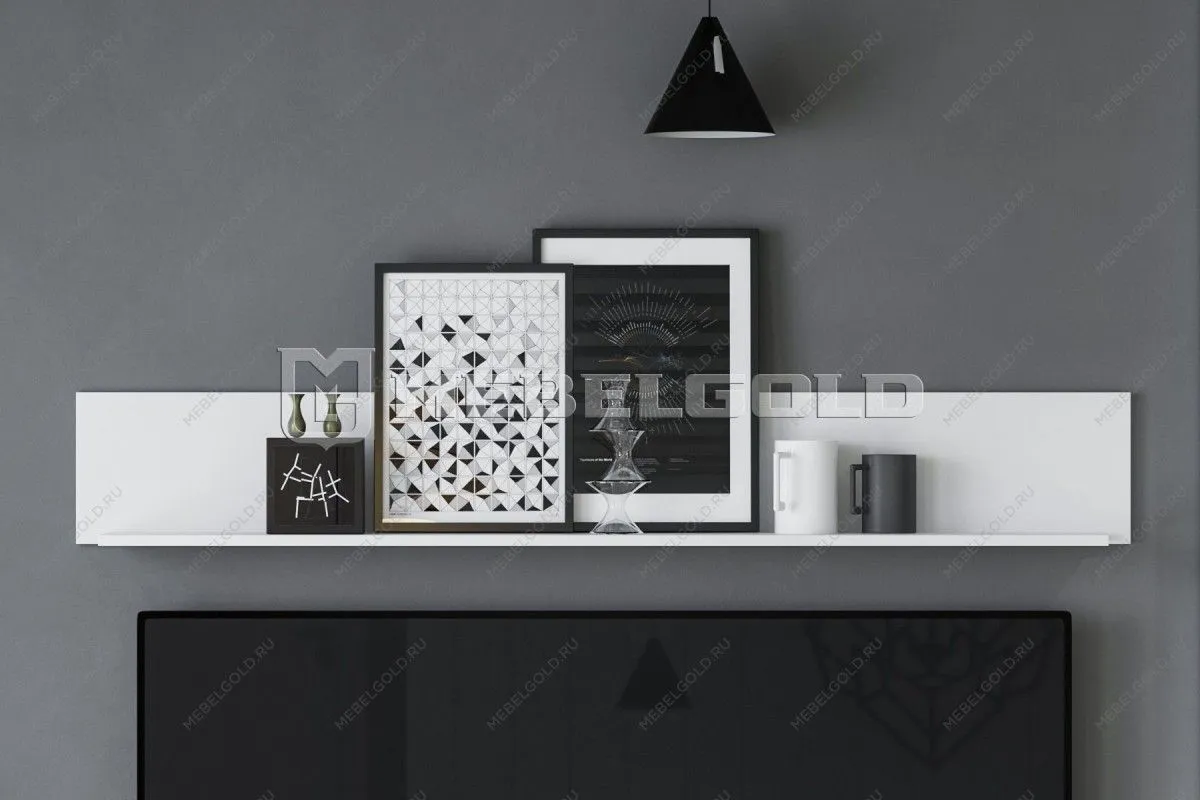 Полка Ева (Хельга) POL160 белый | изображение 1