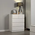 МАЛЬТА комод ИКЕА / IKEA 3+2 ящика 80х99 белый | изображение 5