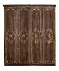 Шкаф Патрисия 4-дверный (2+2) без зеркал караваджо глянец