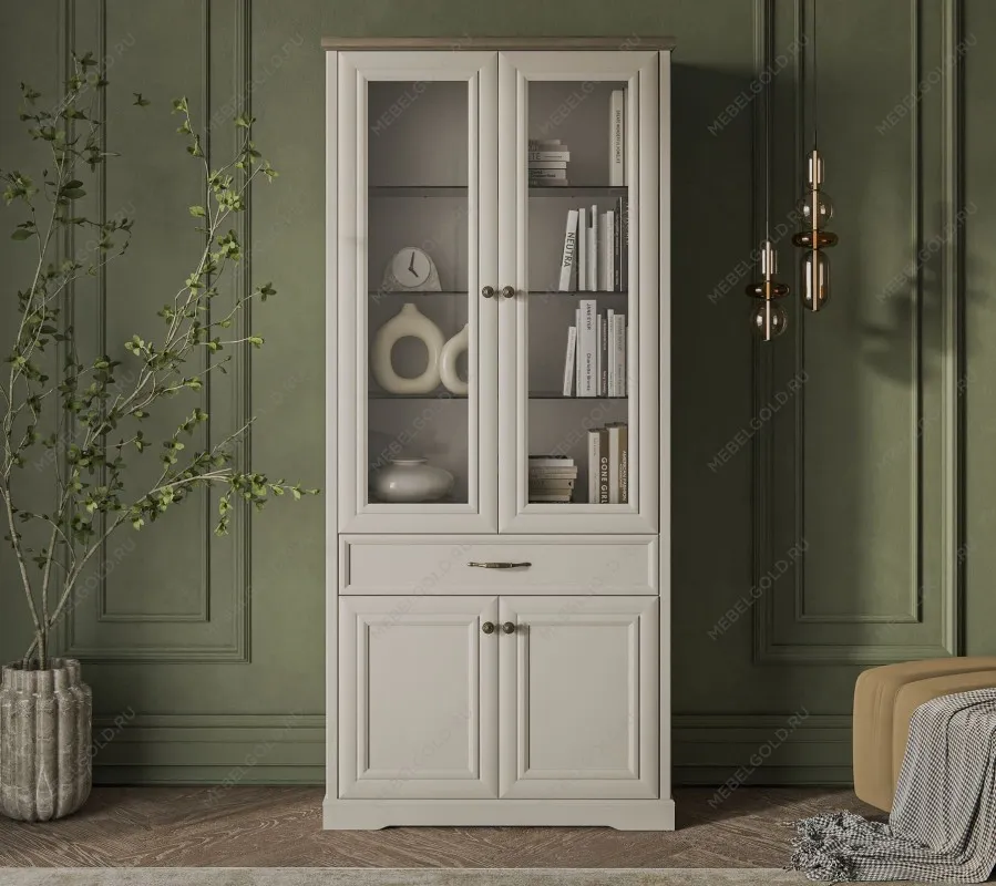 Шкаф с витриной Тоскана 2V2D1S | изображение 1