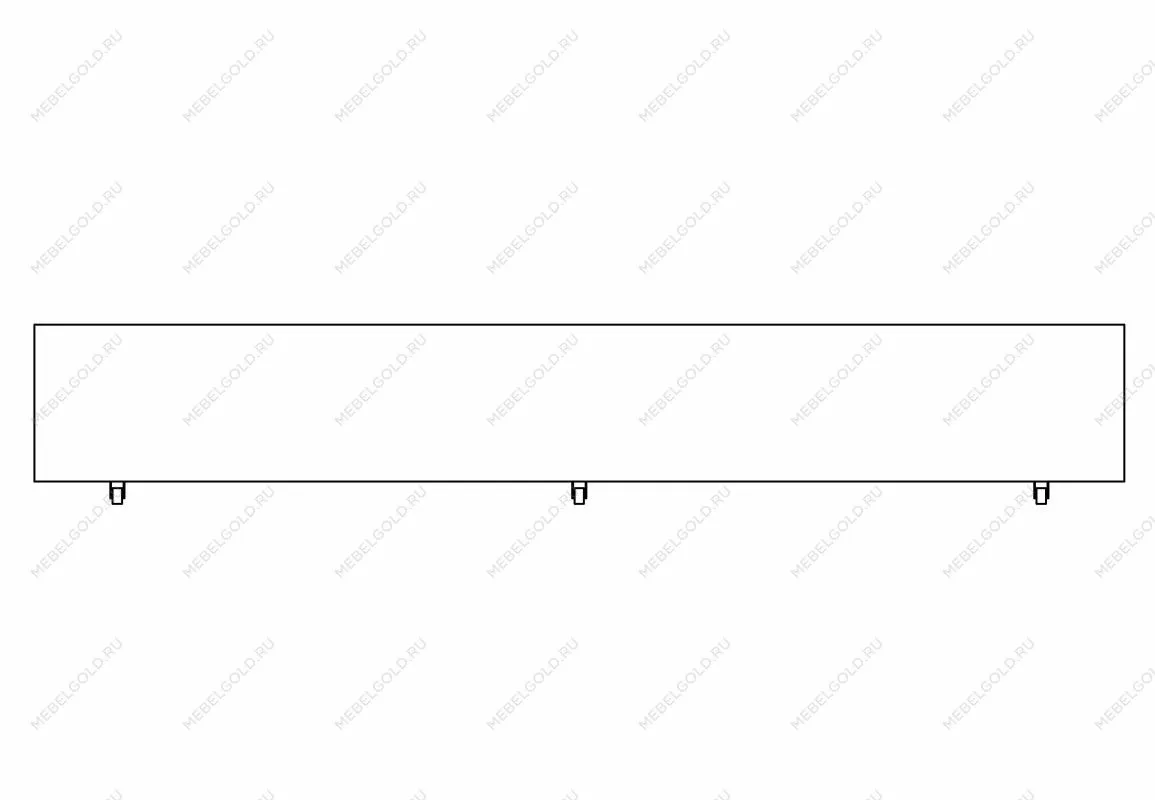 Ящик выкатной для кроватей СИРИУС, 138х60х20 см, дуб сонома | изображение 4