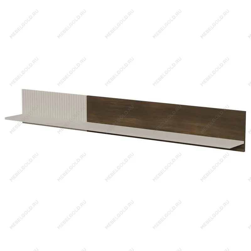 Полка Halmar RANDOM 2 P-2 (кашемир/орех/черный)