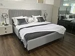 Кровать Стелла 160х200 светло серый камень | изображение 6