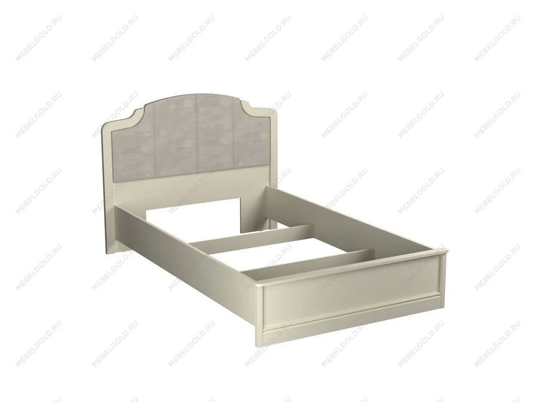 Кровать (каркас) Люкс 1200, Сиена (1394*2110*1090) Береза бежевая, 12322 | изображение 2