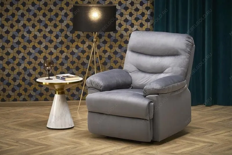 Кресло HALMAR DRAGER серый | изображение 2