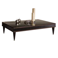 Журнальный столик узкий Римини СОЛО (Орех империя/Серебро) РМСТ-3(s)