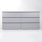 МАЛЬМ / VARMA Комод ИКЕА / IKEA 6D 160х77х40, серый | изображение 2