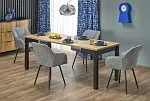 Стол обеденный Halmar QUBIK 80 (дуб артизан/черный) | изображение 1