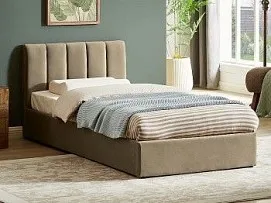 Кровать Signal MONTREAL Velvet Bluvel 28 (бежевый) 90/200