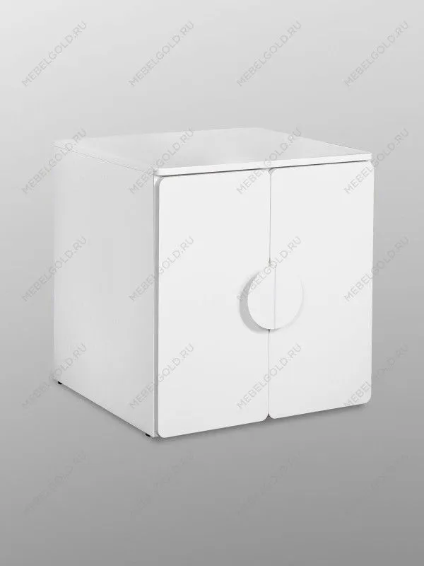 Шкаф Пикси распашной, с двумя дверьми и полкой 60x57x60, белый (робкий подснежник) | изображение 9