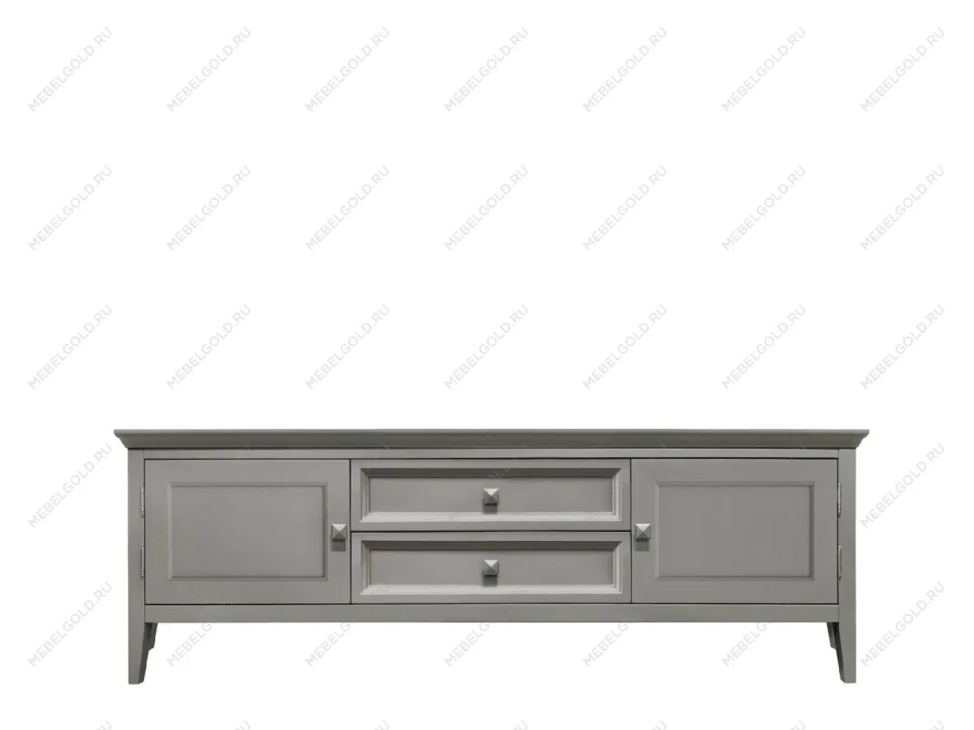Тумба ТВ 2 ящика 2 дверцы Manhattan (Серый)