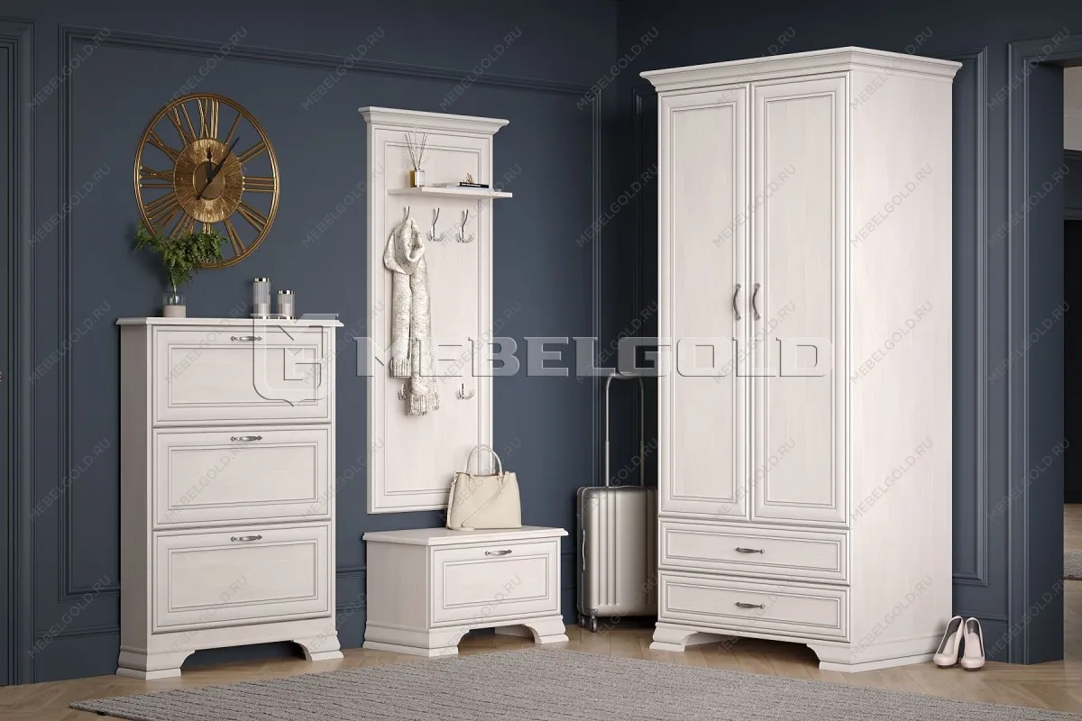 Обувница Тиффани 1D вудлайн кремовый | изображение 4