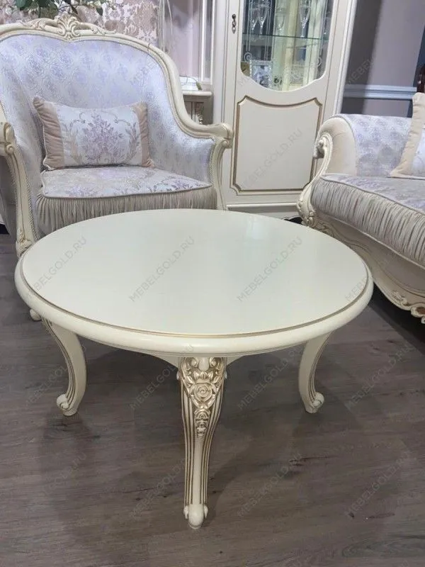 Столик круглый Мона Лиза крем | изображение 2