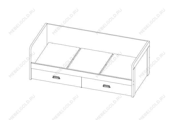 Кровать Дизель 90-2/D1 | изображение 1