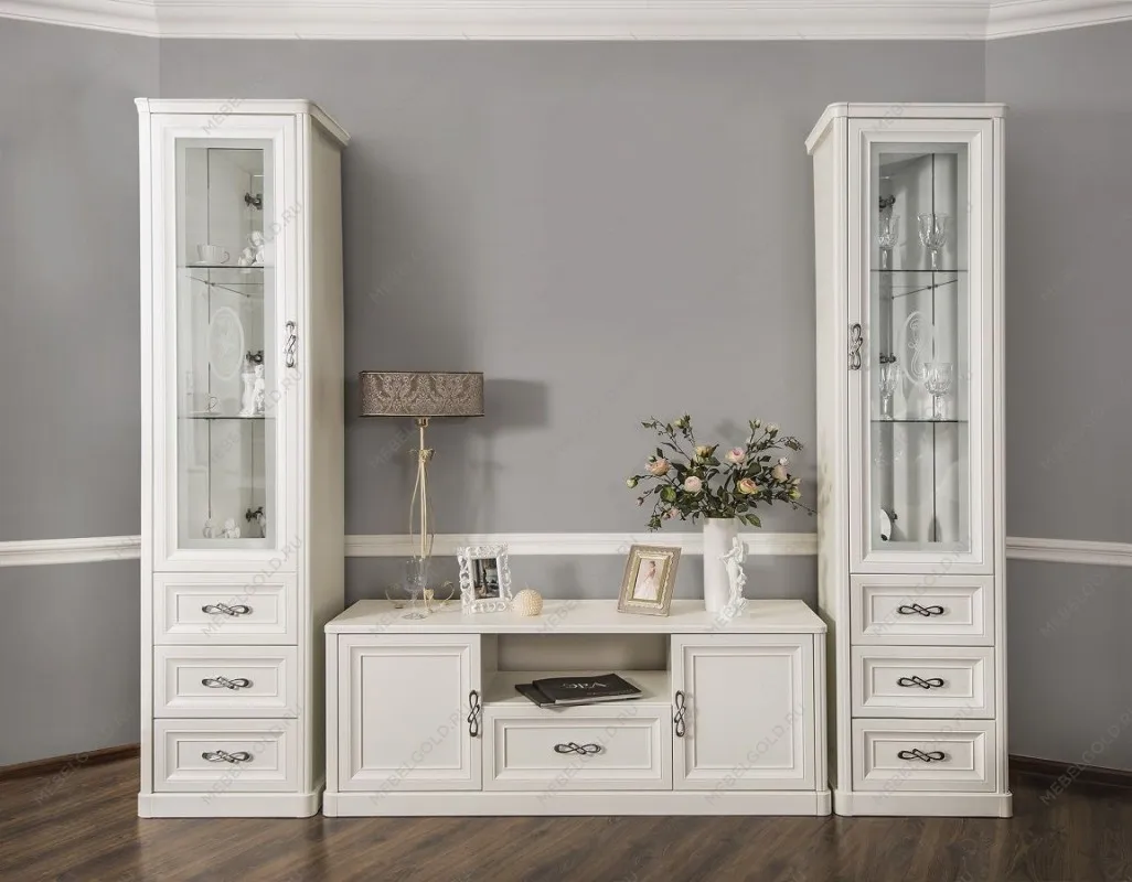 Витрина Мишель 1-ств белый матовый | изображение 2